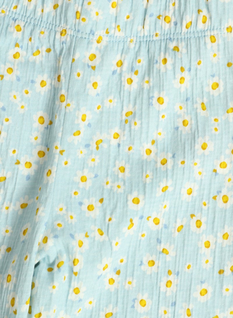 ال سي وايكيكي ليجنز بناتي بنقشة ورد بوسط مطاطي (2 قطعة) - Image 4